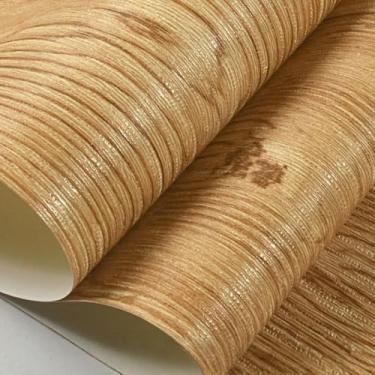 Imagem de ESSMOKO Papel de parede textura 3D moderno chinês grão de madeira engenharia papel de parede PVC material impermeável sala de estar loja de roupas hotel restaurante adesivo decorativo carvalho branco