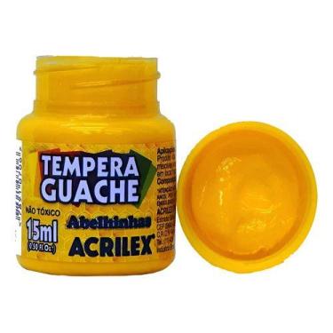 Imagem de Tinta guache 15ml amarelo - ACRILEX