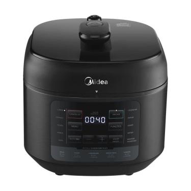Imagem de Panela de Pressão Elétrica 5L Nutripro Preta Midea PPD5P1 - 110V