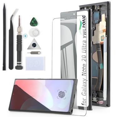 Imagem de YWLRONG Substituição de tela para Samsung Galaxy Note 20 Ultra para Samsung Note 20 Ultra 4G/5G N984U N986U Display Touch Screen Digitalizador Substituição com ferramentas (com moldura)