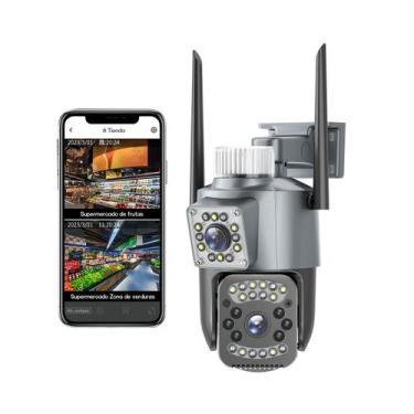 Imagem de Câmera de segurança Wifi Binocular 360 Full HD 3K com 32GB - Lightbek 