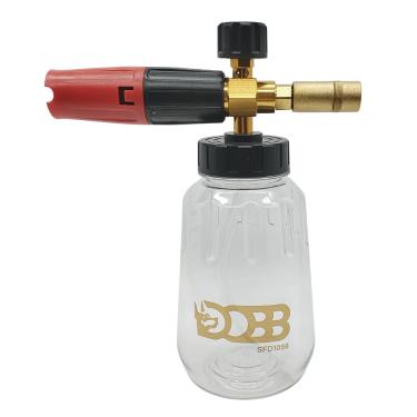 Imagem de Aplicador Snow Foam Canhão de Espuma Transparente 1L Compatível com Karcher K1 K2 K3 K4 K5 K2.500 HD585 Encaixe K