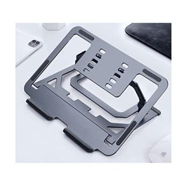 Imagem de Suporte de notebook de alumínio com suporte portátil para laptop (cor: 1) (1) (2)