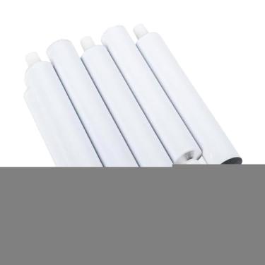 Imagem de KiBcsLic 10x Tubos de Alumínio Vazios Frascos Apertáveis ​​Armazenamento 50 ml Tubos de Tinta Recipiente de Embalagem de Viagem para Pigmentos Aquarelas