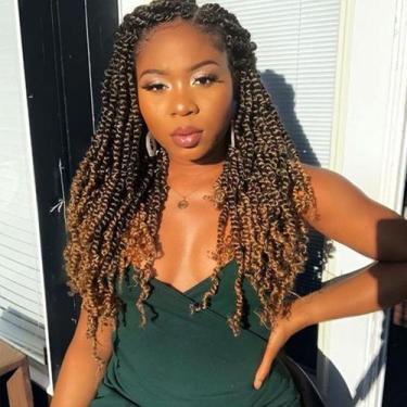 Imagem de Passion Twist Hair LOSMOEER, pré-torcido, 30 cm, 8 pacotes