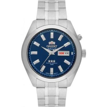 Imagem de Relógio Masculino Orient Automático 469Ss075F D1Sx, Aço, 45, Analógico