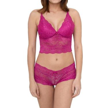 Imagem de Camisete bojo renda - donna, Vermelho, G