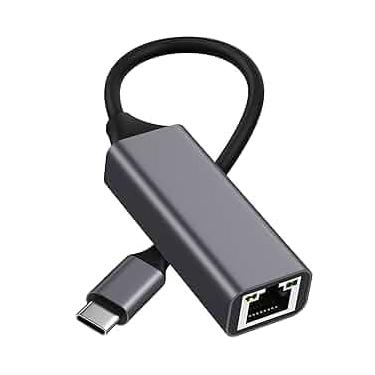 Imagem de Adaptador USB-C para RJ45 Lan Ethernet, Conversor Gigabit de Alta Velocidade 1000Mbps, Cabo de Rede