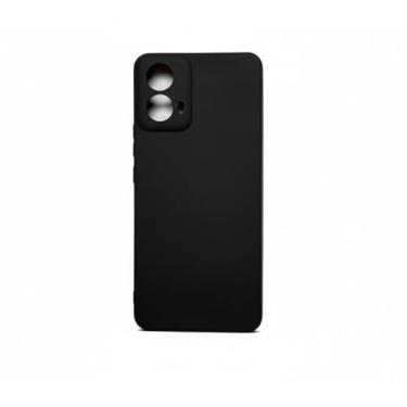 Imagem de Capa Capinha Slim Luxo Aveludada Premium Para Motorola Moto G34 - Tela 6.5