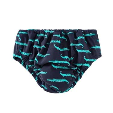 Imagem de Pulpo Fralda de Piscina Reutilizável Bebê 6 a 24 Meses (Azul Jacaré, 18 meses)