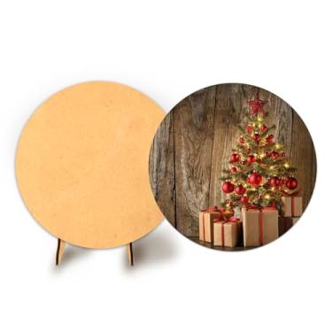 Imagem de Painel Sublimado 50cm C Elastico Natal + Suporte MDF (NAT109)