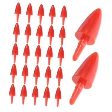 Imagem de Kit de artesanato de nariz de boneco de neve em forma de cenoura pequeno acessório de segurança para decorações de inverno DIY uso ao ar livre para meninos e projetos de artesanato de férias