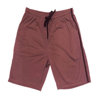 Imagem de BERMUDA COM VIES LATERAL EM TECIDO POLIESTER, COR VINHO, MARCA BASIC+, TAMANHO G