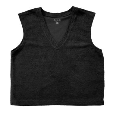 Imagem de BLUSA GOLA V TOWEL B+, EM MOLETOM ALGODÃO COM POLIESTER, REF R029 NA COR PRETO P