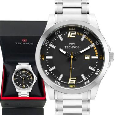 Imagem de Relógio Masculino Technos Prata Original Garantia 1 Ano Top