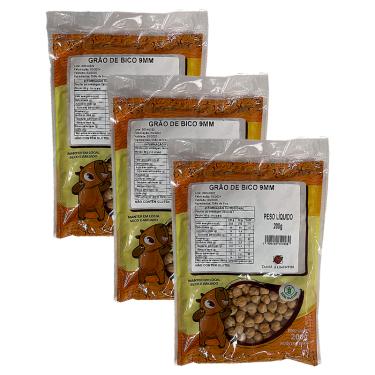 Imagem de Kit 3X: Grão de Bico Tainá Alimentos 200g