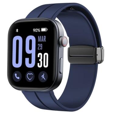 Imagem de Pulseira de relógio inteligente GTX13, GTX12, pulseira esportiva de silicone macio de 22 mm, compatível com relógios inteligentes Fitpolo GTX12, ENOMIR GTX12, Tensky GTX12, uaue T60, QXQ T60, QCOQ T60