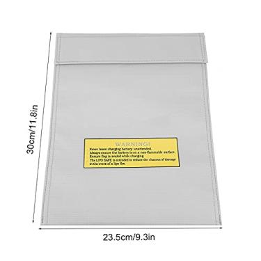 Imagem de Zerodis Saco à Prova de Fogo Jardinagem Doméstica Organizadores Domésticos Bolsa de Armazenamento de Bateria Com Resistência Ao Calor Eficaz para Carregamento e Armazenamento Seguros da Bateria Saco