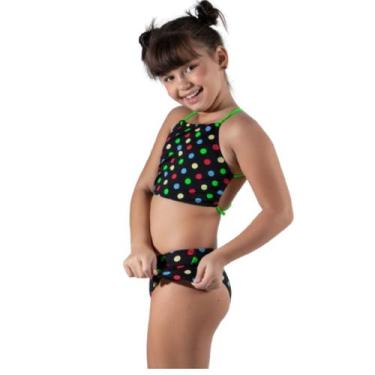 Imagem de Biquíni Cropped Infantil Estampado Vekyo Confortavel Basico Para o Ver