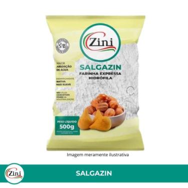 Imagem de Salgazin 500g  Massa Profissional para Salgados com Maior Rendimento -