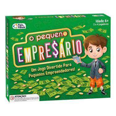 Imagem de Jogo de Tabuleiro Pequeno Empresário Educativo Infantil Brinquedo para