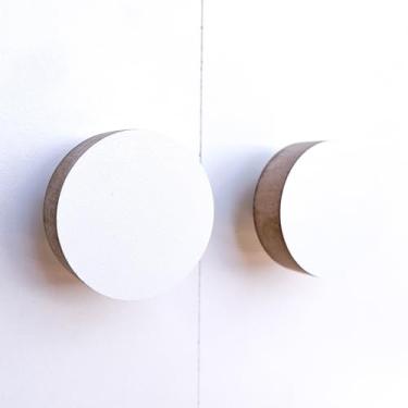 Imagem de 10 Puxadores Bola Branco Infantil Casa Cômoda Móveis Porta Gaveta