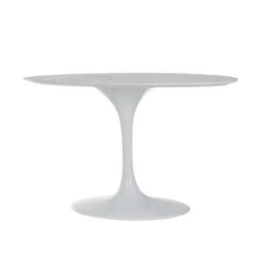 Imagem de Base De Mesa De Jantar Saarinen Oval Para Tampo De 244x137 Cm Branca