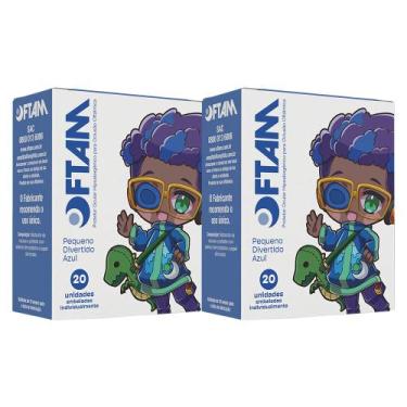 Imagem de Kit 02 Caixa Protetor Ocular Hipoalergênico para Oclusão Oftálmica Oft