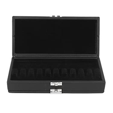 Imagem de XUXHOU Palheta de Fagote, Estojo de Couro Preto de 2 Camadas, Caixa à Prova de Umidade para 20 Palhetas, Acessórios para Instrumentos de Sopro para Músicos, Preto, tamanho: 7,87 X 3,68 X 1,77