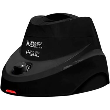 Imagem de Mega Bell, Panela aquecedora de cera para depilação, Termocera Prime, Com refil, Bivolt, 500g, Preto