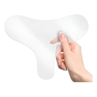 Imagem de Adesivo Anti-Rugas de Silicone Reutilizável para Colo e Seios – Hipoalergênico, Redutor de Linhas e Estimulador de Colágeno Natural para Rejuvenescimento e Cuidados com a Pele Feminina