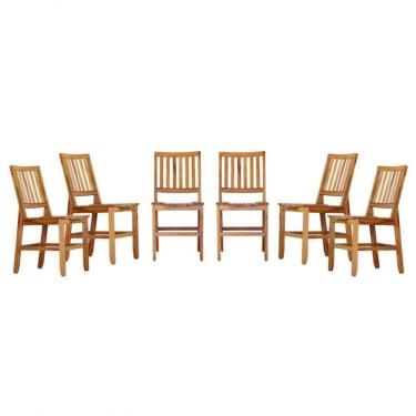 Imagem de Kit 6 Cadeiras Madri Madeira Maciça Natural