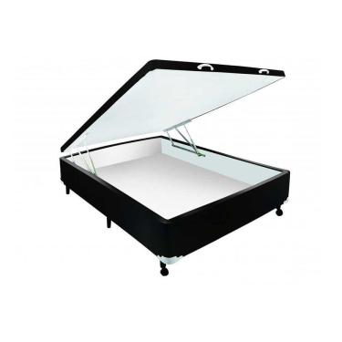 Imagem de Cama Box Baú Universal Casal Courano Black New (138x188x35) - Castor