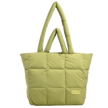 Imagem de Outplea Bolsa de ombro acolchoada ultraleve para uso diário, deslocamento, treino, Verde, One Size