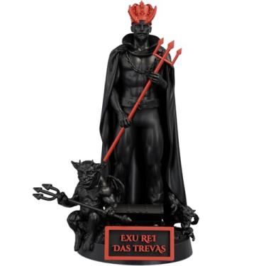 Imagem de Estátua Exu Rei das Trevas Umbanda Candomblé (Cor Nox Sanguine)