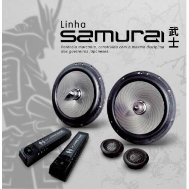 Imagem de Kit Alto Falante 2 Vias Samurai 6.2 250W Rms Hurricane