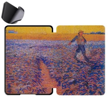 Imagem de Yzlvigrous Capa para Kindle Paperwhite 12th/Colorsoft Signature Edition 1ª Geração 2024, Tampa Traseira de TPU Macio de 7 Polegadas com Sono/acordamento Automático, Modelo: SA568B/SA59CP/SA569P