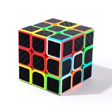 Imagem de Cubo Mágico 3x3x3 Profissional, Plástico Resistente, 5.6cm, Speedcubing