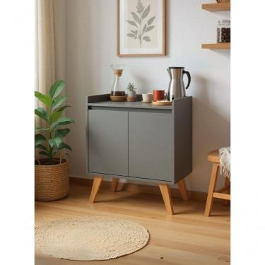 Imagem de Aparador Buffet 60cm Retro Mdf Verde Madri - On Móveis