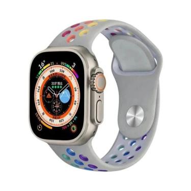 Imagem de Pulseiras De Silicone Esportivas De 42mm E 46mm Para Apple Watch Serie