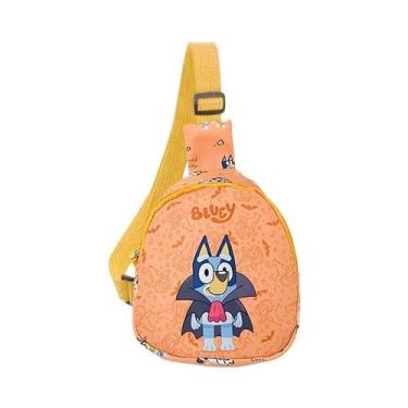 Imagem de Mochila Infantil Bluey Bingo Com Figura De Anime, Bolsa Escolar Mini M