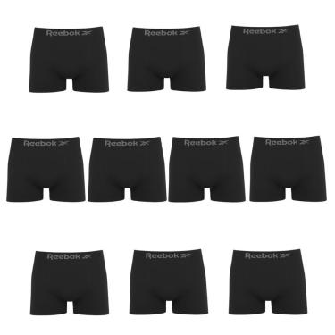 Imagem de Kit 10 Cuecas Boxer Reebok Classic Masculina