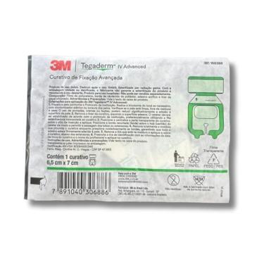 Imagem de 3M, Curativo Tegaderm Fixação Avançada IV Advanced 6,5 cmx 7cm