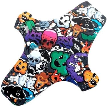 Imagem de Paralamas de bicicleta, 4 unidades coloridas, dianteiro/traseiro, em fibra de carbono, para-lamas para MTB, mountain bike, ciclismo de estrada, pinhão fixo.(Style D)