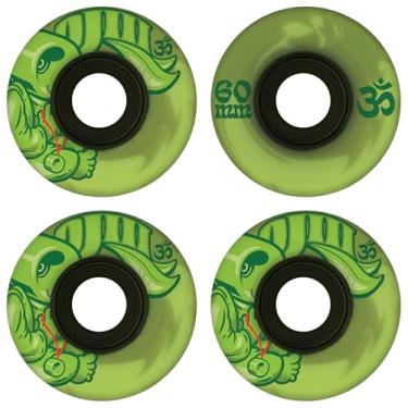 Imagem de OJ Rodas de skate Cru-Zen Super Juice Emerald Marble Swirl 78a de 60 mm