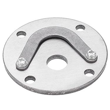 Imagem de Garosa Conjunto de Substituição da Placa da Válvula do Compressor de Ar Kit Em Formato de Língua de Ferro Fundido 45x47mm Rosca de 3/8 pol. para Maior Eficiência e Durabilidade No Reparo do Compressor