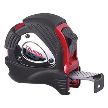 Imagem de Tajima fita métrica G-Plus fita métrica com capa blindada e lâmina revestida de acrílico, GP-16BW, 16 ft x 1 inch