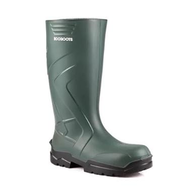 Imagem de Bota de Poliuretano Ecoboots PureSafe Verde e Preta CA 34466-43