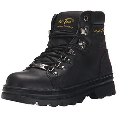 Imagem de Bota de trabalho feminina AdTec com bico de aço de 15 cm