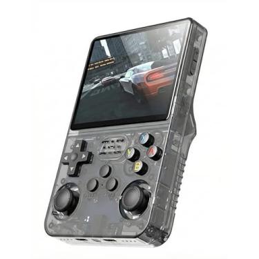 Imagem de Game Console Portátil Retrô, 3.5" HD Tela Colorida 640x480, 15.000 Jogos Pré-instalados, 21 Emuladores, 6 Horas de Jogo, Bateria 3500mAh